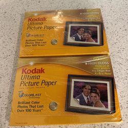 NEW Kodak  Ultima Picture Paper 60 Sheets High Gloss 4" x 6" for Inkjet Printer