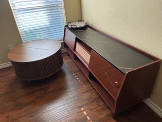 Joinice Mid Century TV Stand for 75” TV,  Joinice Coffee Table $100 Both