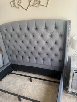 Queen bed frame.