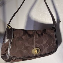 Coach Purse Y2K Brown Ergo 