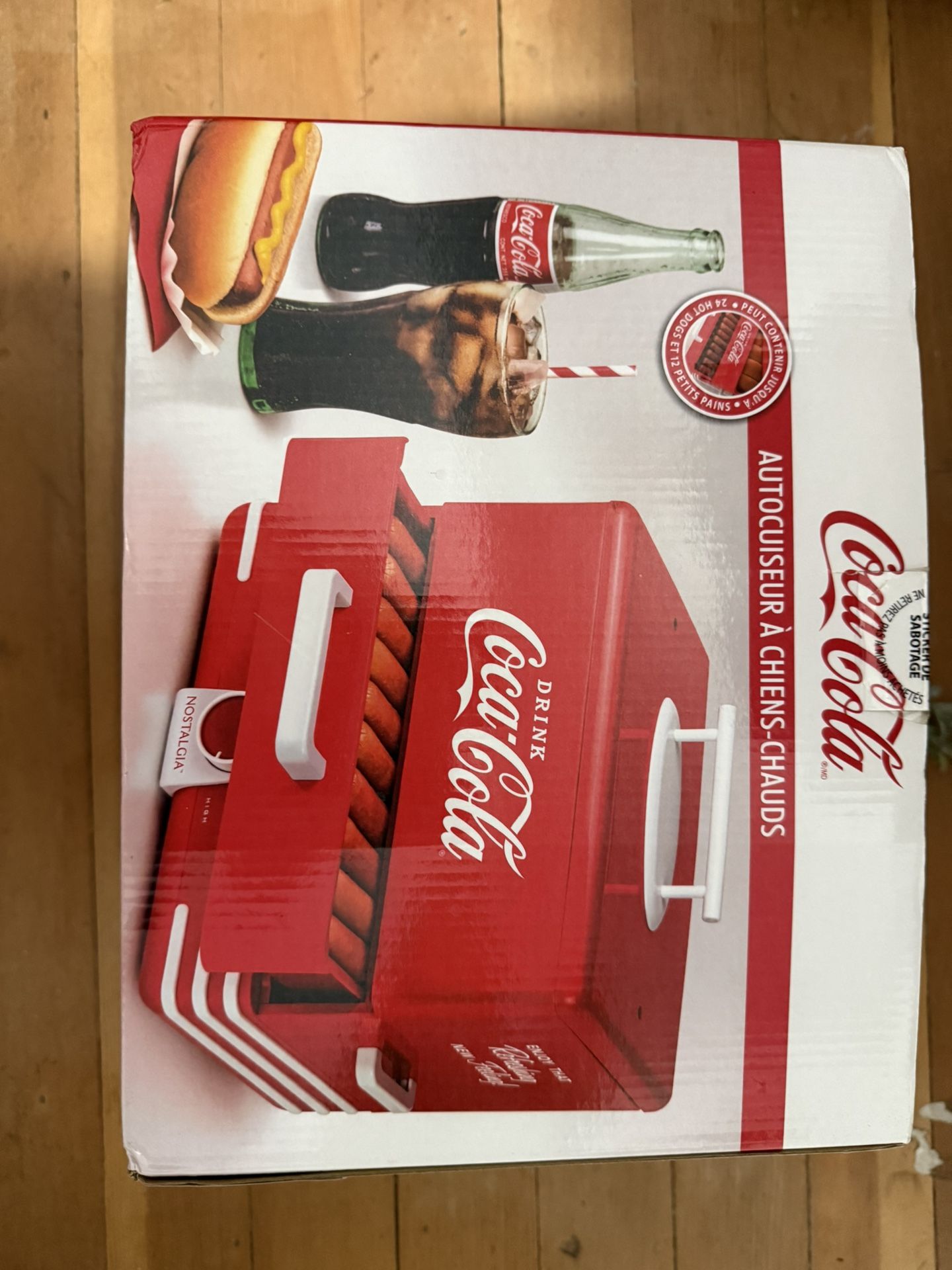 Nostalgia Coca Cola Hot Dog Steamer