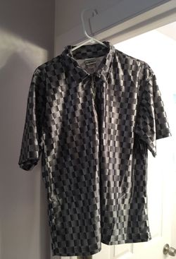 Cool pattern checkered shirt