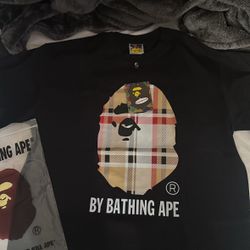 Bape X Burberry L-Xl 