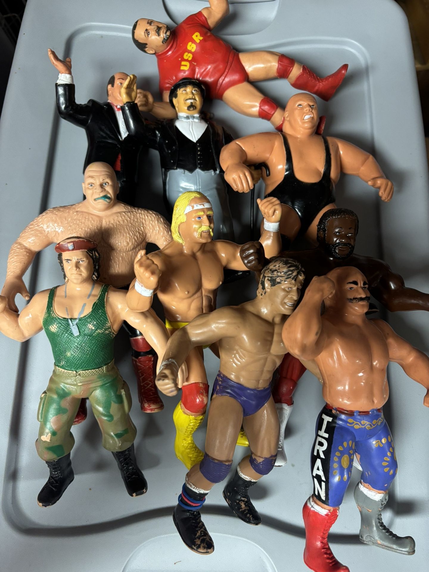 Lot Of LJN WWF Wrestling Figures