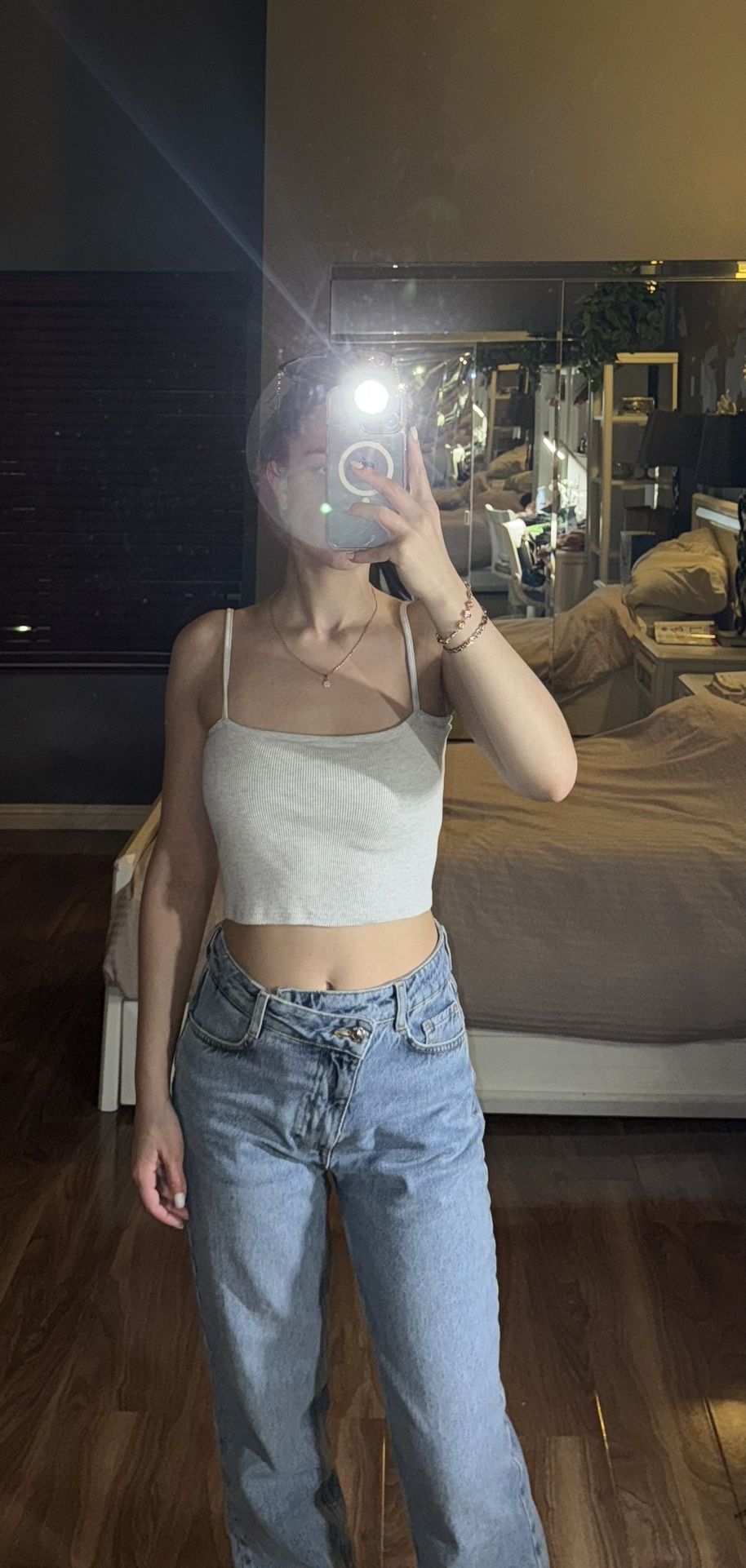 Brandy Melville Tank Top Grey