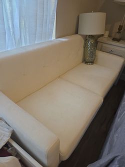 White couch