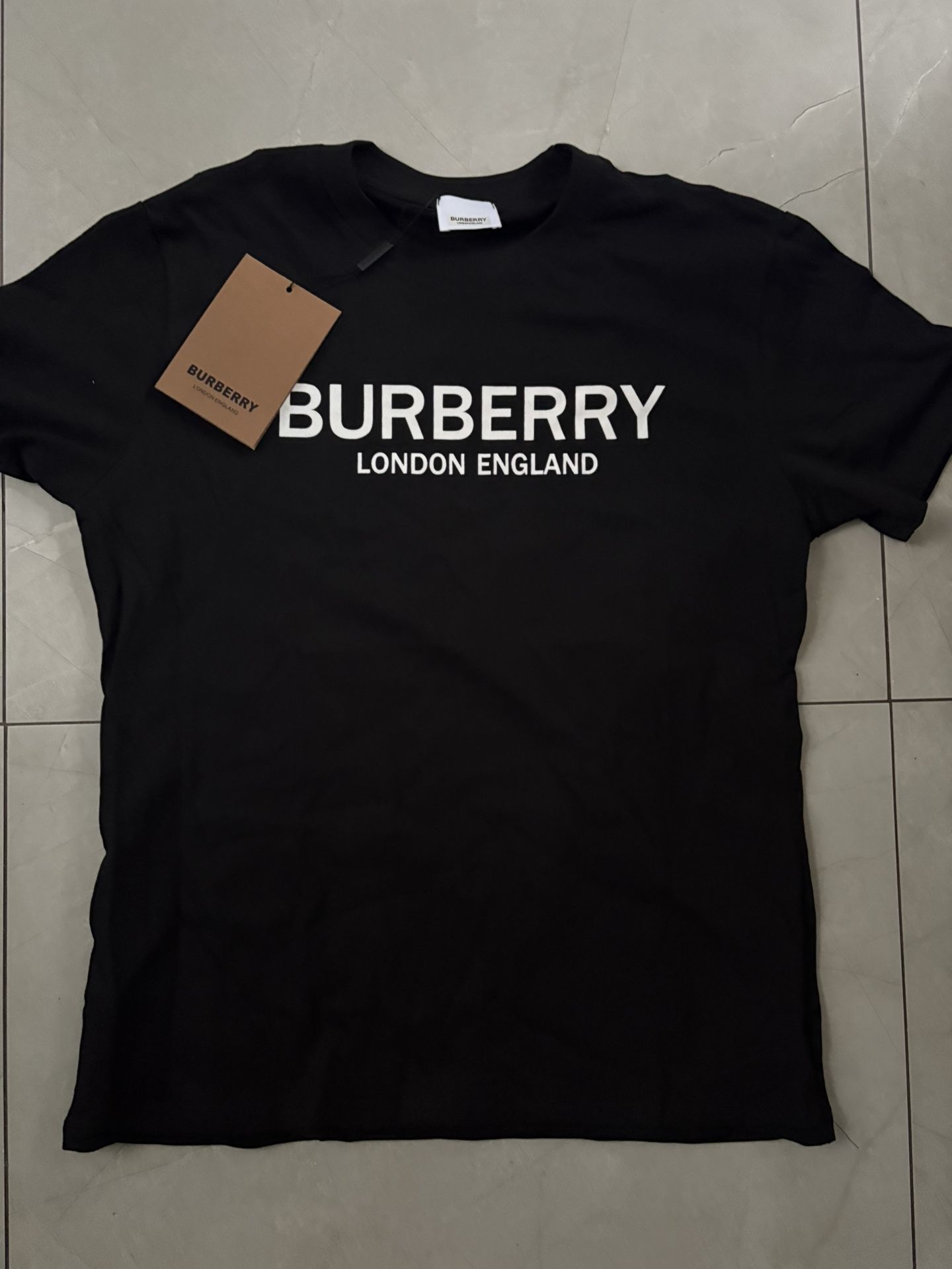 Brand New Black Burberry Shirt Size Medium All Tags 