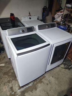 Nice set SAMSUNG Washer and electric dryer Large Capacity