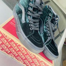 Vans Sk8-Hi Velvet Green/Black