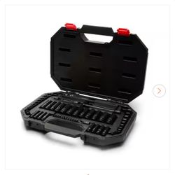 3/8 in. Drive 100-Position Universal SAE and Metric Mechanics Tool Set (60-Piece)