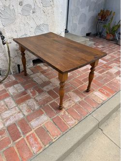Wood table (desk or craft table)