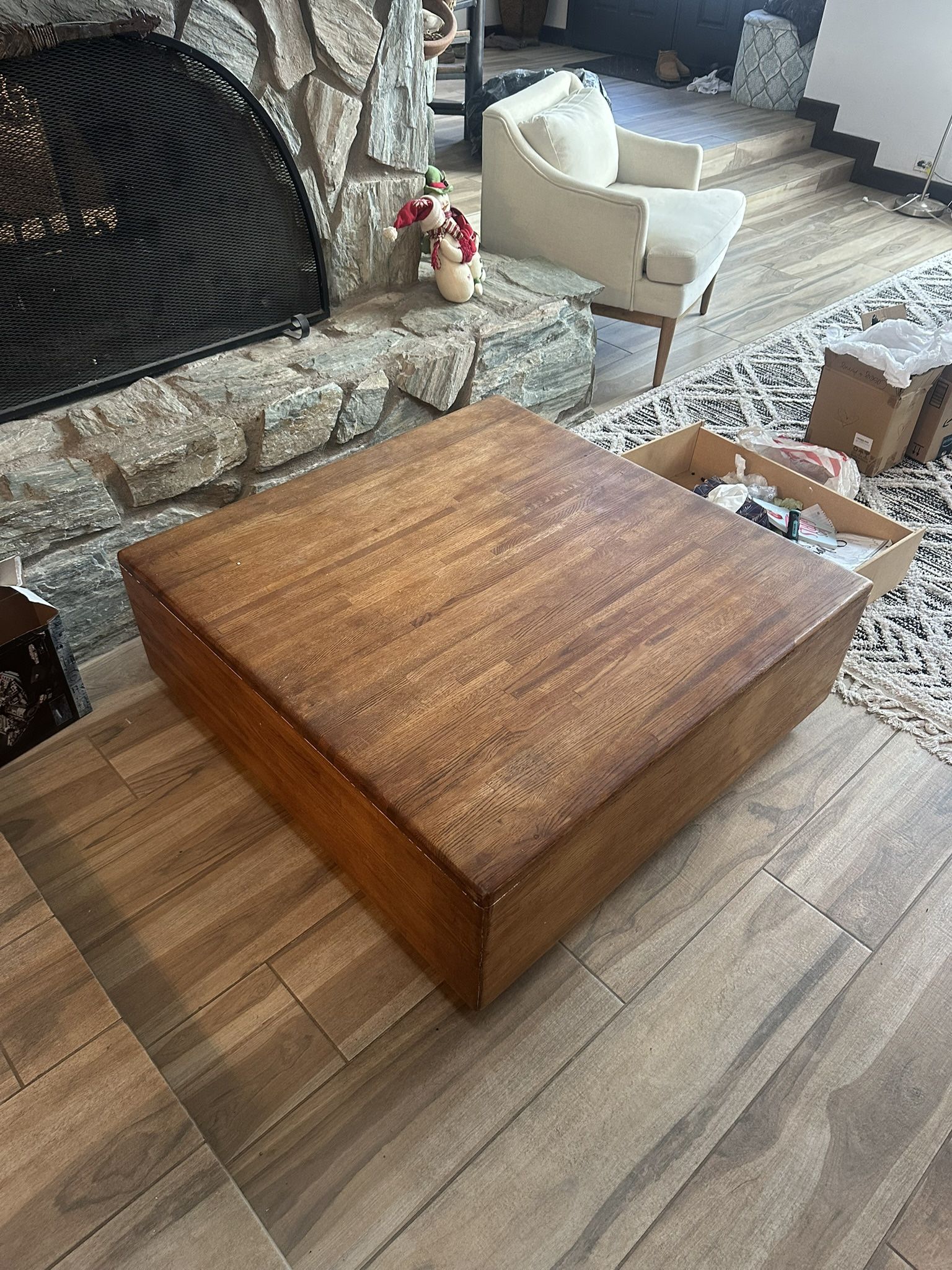 Solid Wood Coffee Table