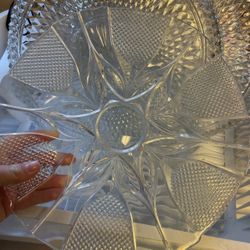 Glass Vintage Plate