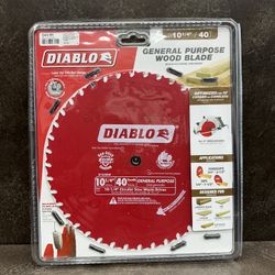 Diablo D1040W 10-1/4” General Purpose Wood Circular Saw Blade 