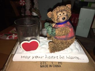 Bear candle holder