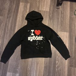 I ❤️ Sp5der Hoodie Size Small