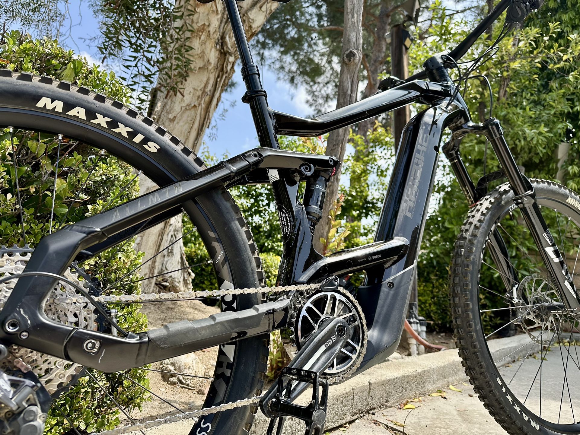Haibike allmtn5 Large Full Suspension Downhill Ebike
