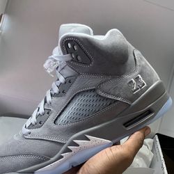 Retro 5 wolf grey