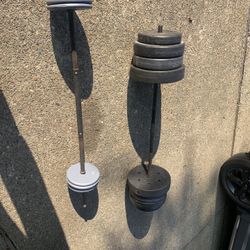 Over 200 Lbs Of Weights 