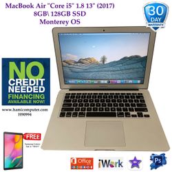 MacBook Air "Core i5" 1.8 13" (2017) 8GB\ 128GB SSD "H90994"