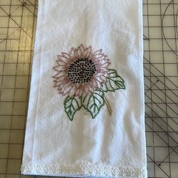 Embroidered Tea Towels handcrafted