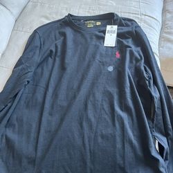 Two NEW Polo Ralph Lauren Long Sleeve Shirts Size Medium 