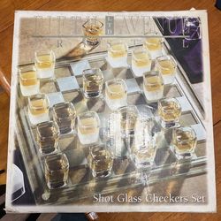 Shot Glass Checkers Game