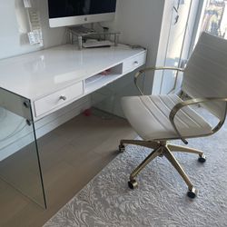 Glass Desk