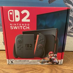 Nintendo Switch 2 Console + Mario Kart World Bundle!
