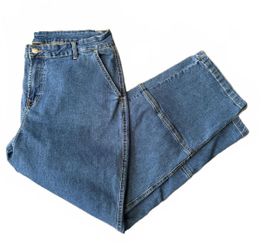 Evaless Women's Denim Jeans Size 18 Streetwear Urban City Chic Unique Casual