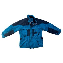 Vintage Cornice Ski Jacket Mens Large Blue & Black Winter Jacket