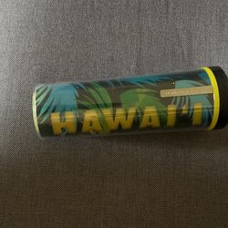 Starbucks Hawaii Tumbler 16 oz Yellow Green Blue Travel Commute Coffee Tea , Water