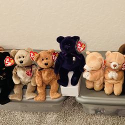 VINTAGE RARE BEANIE BABIES LOT !🎁