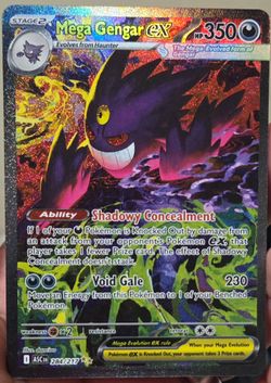 Mega Gengar Ex Pokémon Card 284/217 ASC