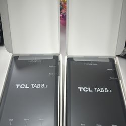 2 TCL Tablets 8 LE 