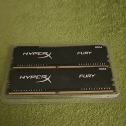 Kingston Hyperx Fury DDR4 8gb x 2