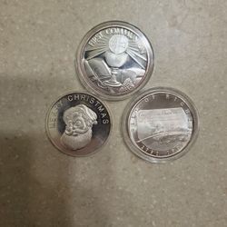 1 Oz 999 Silver Coins.  $54 Each 