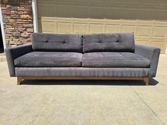 Gray Macy's MCM Sofa- Professionally Cleaned