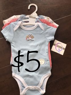 NWT - new baby boy 0-3 onesies