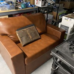 Comfy Home Living Room Chair Lounge Brown 