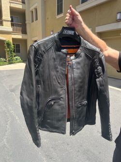 Women’s Motorcycle Leather Jacket Size Small/medium