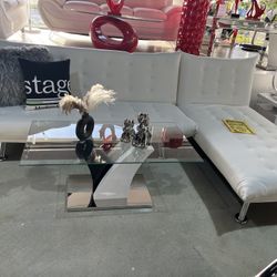 Futon And Chaise Floor Sample $249