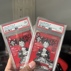 PSA 9 One Piece Monkey D. Luffy Magazine Promo