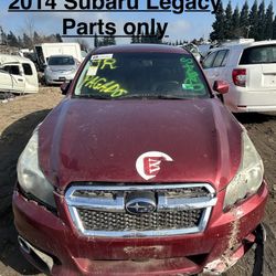 2014 Subaru Legacy Parts Only