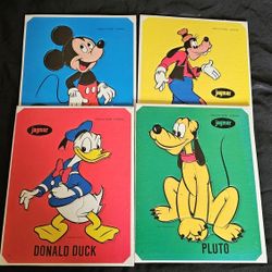 Vintage Disney Puzzles Mickey Donald Goofy Pluto