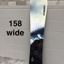 158 wide Lib Tech Cold Brew snowboard