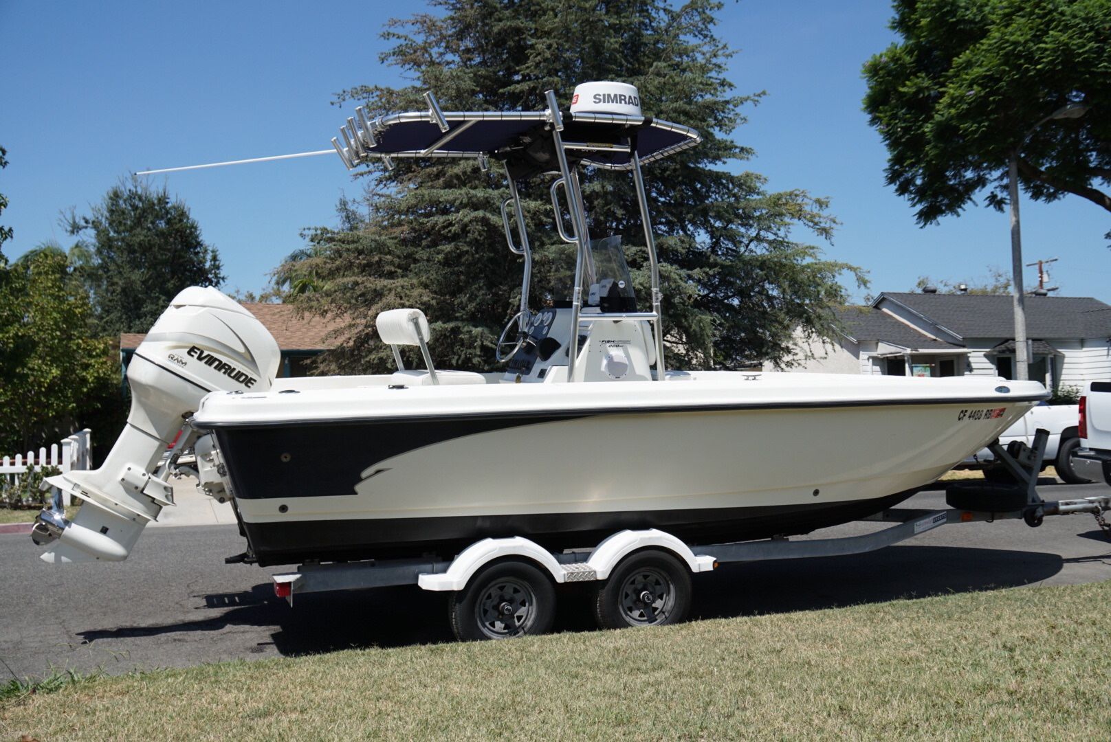 2003 22ft center console fishing boat