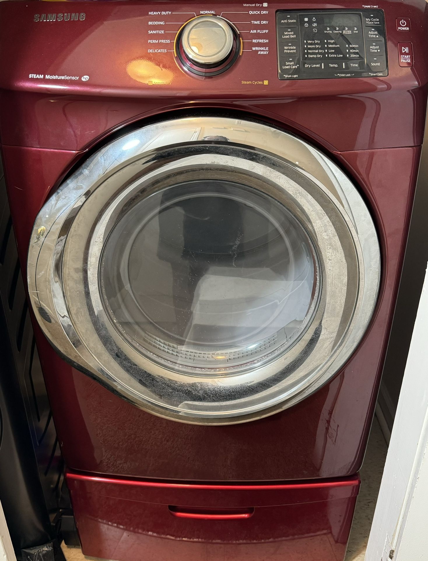 Samsung Dryer with Pedestal