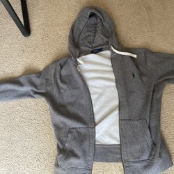 Polo Ralph Lauren Gray Hoodie Size L