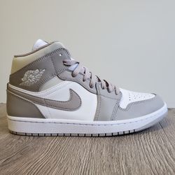 Jordan 1 Mid Linen Sizes: 11 & 12